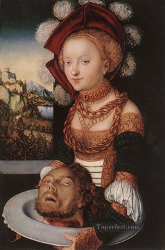Salomé 1530 Renacimiento Lucas Cranach el Viejo Pinturas al óleo